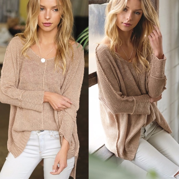 Bellanblue Sweaters - HENSLEY Hi-Low Knit Sweater